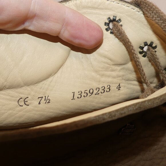 Women's Finn Comfort nubuck leather ankle desert boot UK 7.5 US 10 - Picture 9 of 9